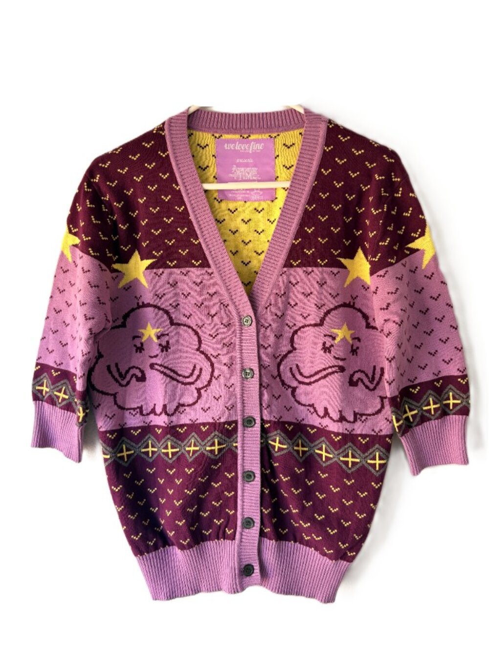 Adventure Time Lumpy Space Princess Knit Cardigan WeLoveFine Cartoon Network M